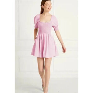 Hill House Pink Mini Dress